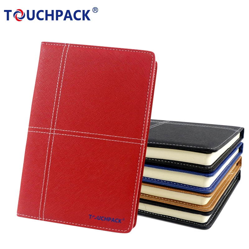 You Own Logo Printed Business Promotional Gift Office A5 Notebook PU Leather Notebook
