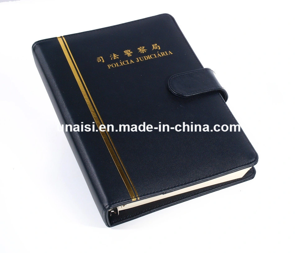 A5 PU Cover Loose Leaf Business Diary Book Notepad Notebook