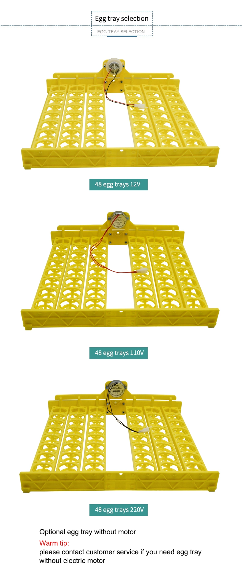 Incubator Spare Parts 48 Mini Incubator Egg Trays