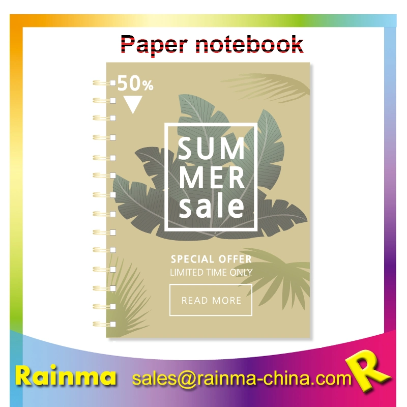 Hot Sale School Custom spiral Notebook, Paper Notebook