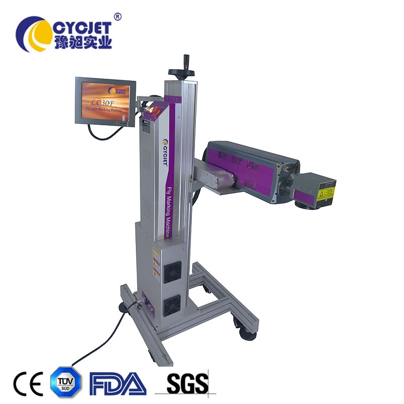 Cycjet LC30fplus CO2 Industrial Laser Marking Machine on Electric Cable