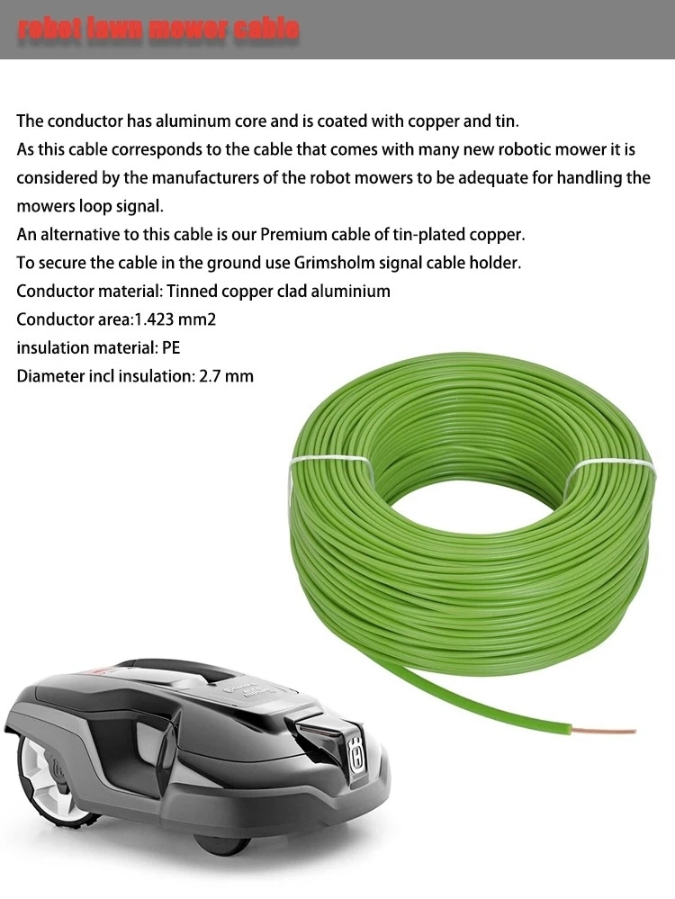 Garden Boundary Wire Robot Lawn Mower Cable Perimeter Cable for Gardena Mcculloch Lawn Mower