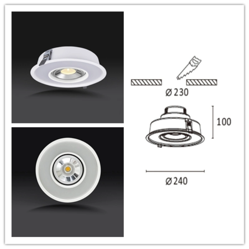 Good Brightness SMD COB LED Ceiling Light Warm White Wall Light Dimmable LED Downlight