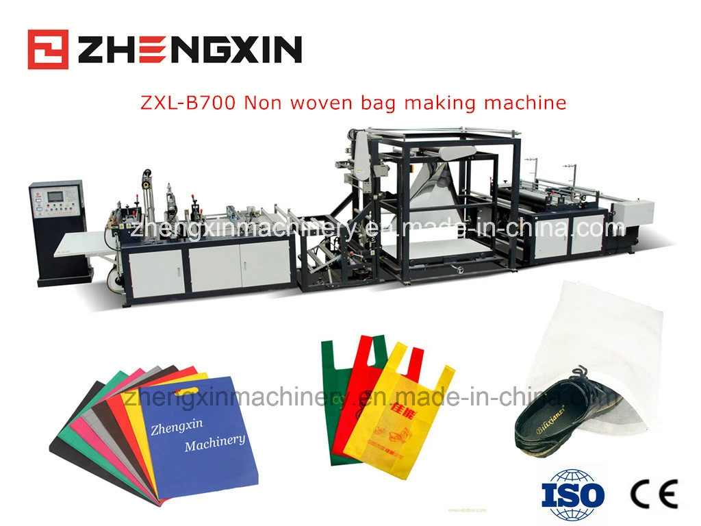 Zxl-B700 Non-Woven Bag Making Machine Flat Bag Making Machine