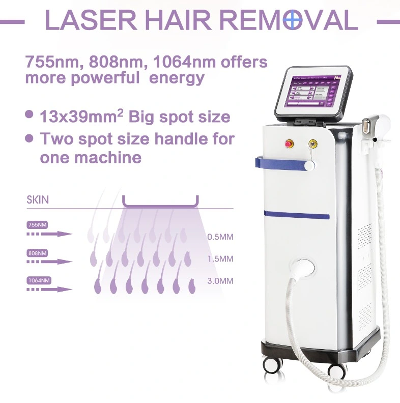Professional Hair Removal System 808nm Diode Laser Hair Removal Machine