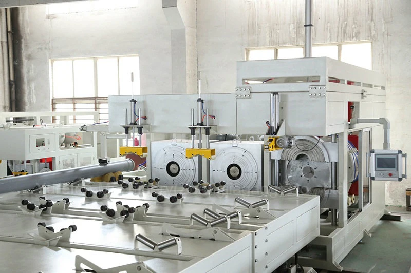 Automatic Pipe Belling Machines in and out Extrusion Line for Oriented and Bi-Oriented PVC Pipes