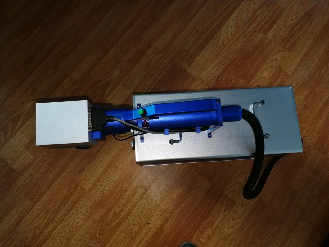 20W Portable Fiber Laser Marking Machine Engraving Machine with Raycus Fiber Laser Source