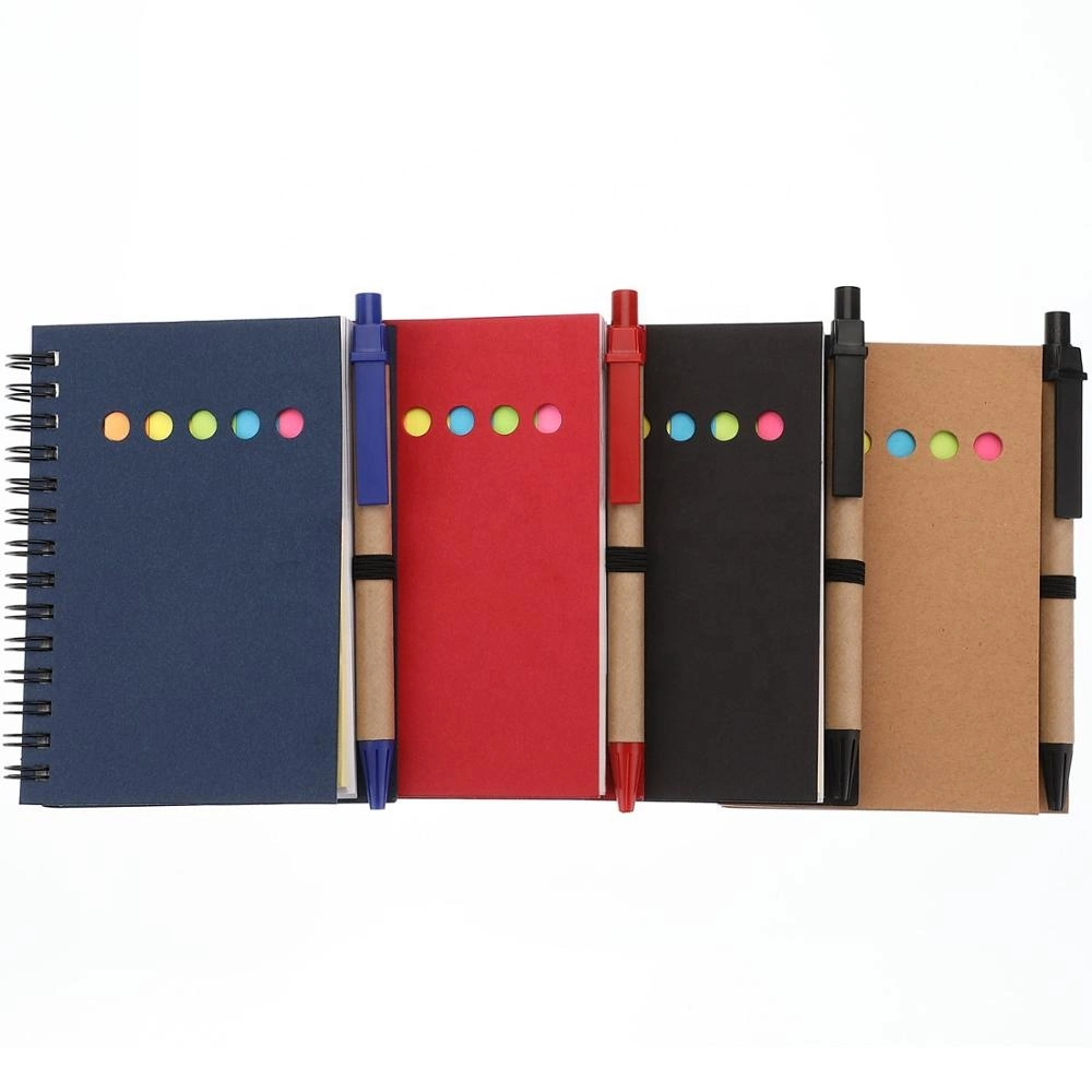 Hot Selling Logo Printed Recycled Cheap Kraft Notebook