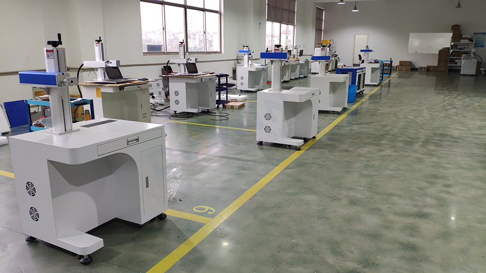 High Speed Marking Jpt Raycus 20W 30W Flying Silver Laser Marking Machine with Conveyor Fiber laser Metal and Nonmetal Engraving