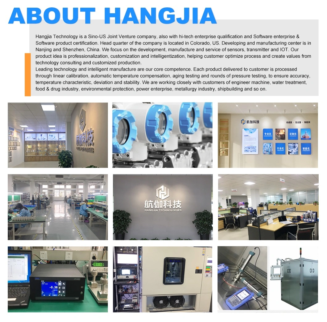 Hangjia Digital Display PT100 Explosion Proof Temperature Transmitter