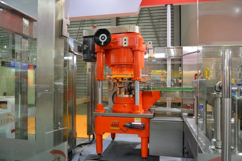Fully Automatic Aluminum Can Packed Soda Soft Drinking Filling and Sealing Production Equipmen
