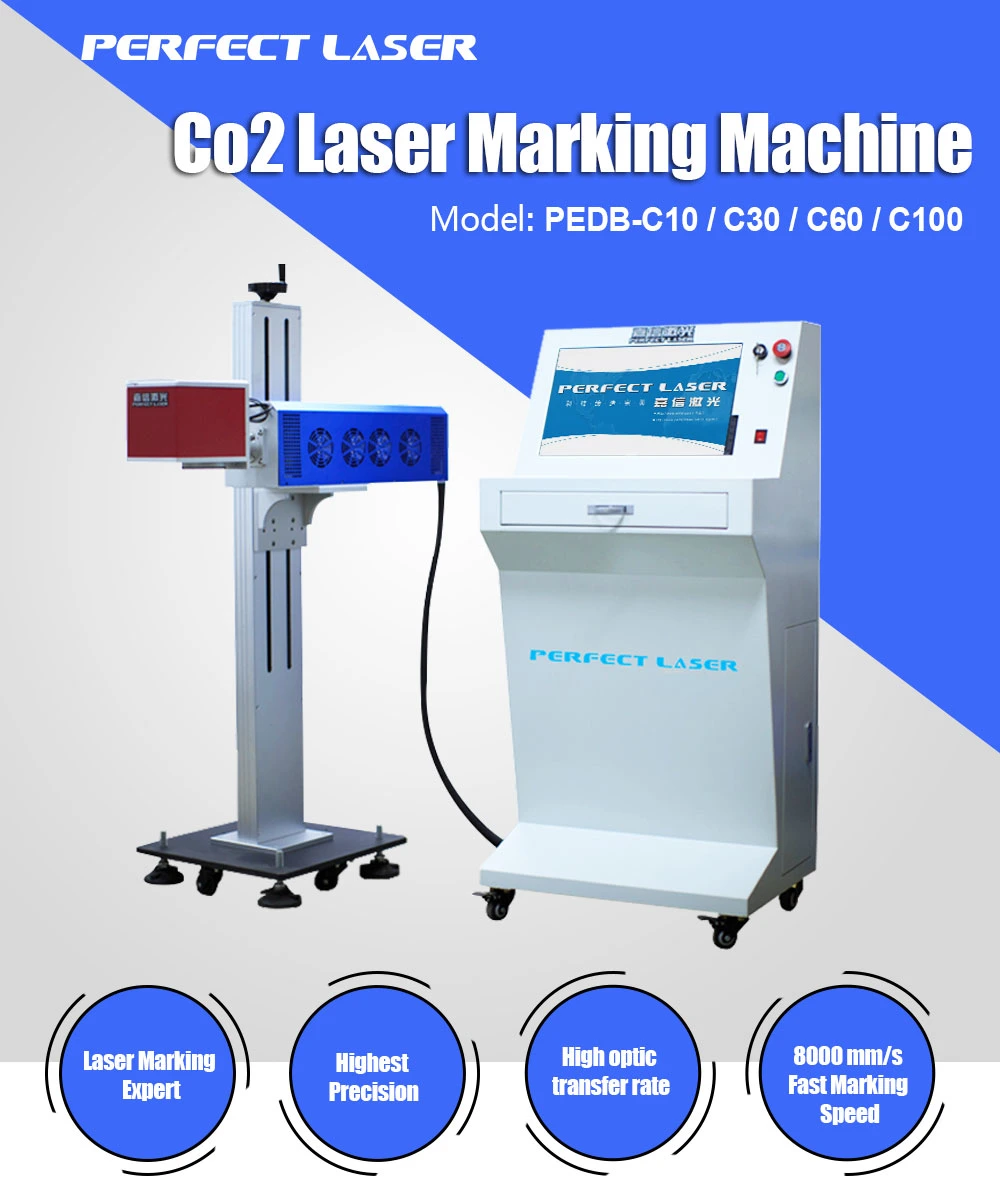 Perfect Laser CO2 Laser Marking Machine for Plastic Wood Glass Engraving Machine