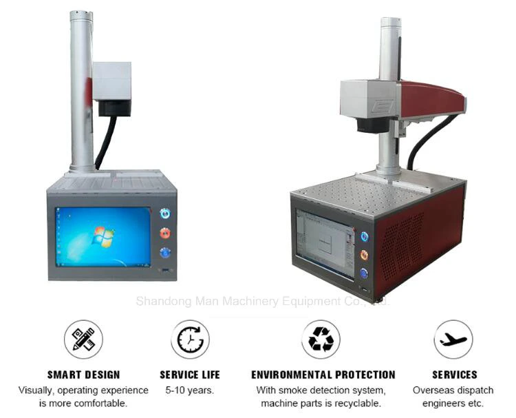 CNC Portable Metal Laser Marking Machine with Ce FDA SGS