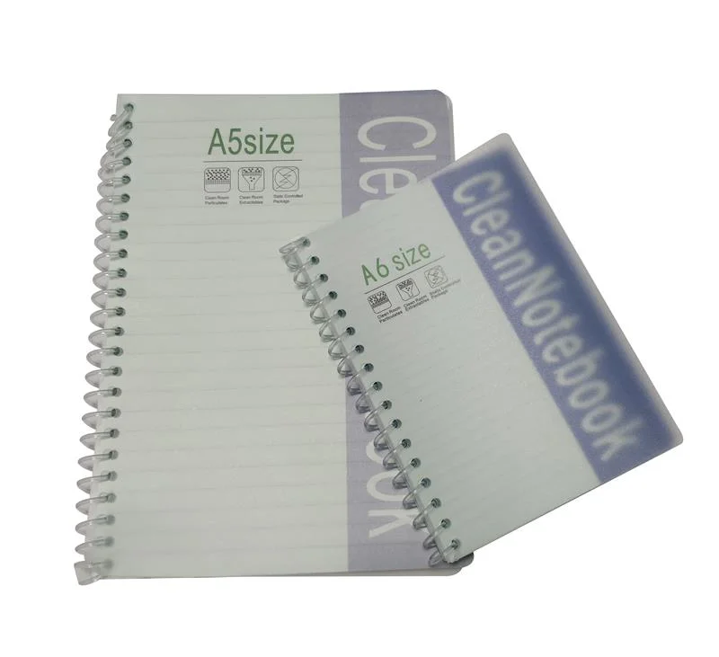 Best Manufacturer Custom High Quality Spiral Anti-Static Cleanroom Paper Notebook