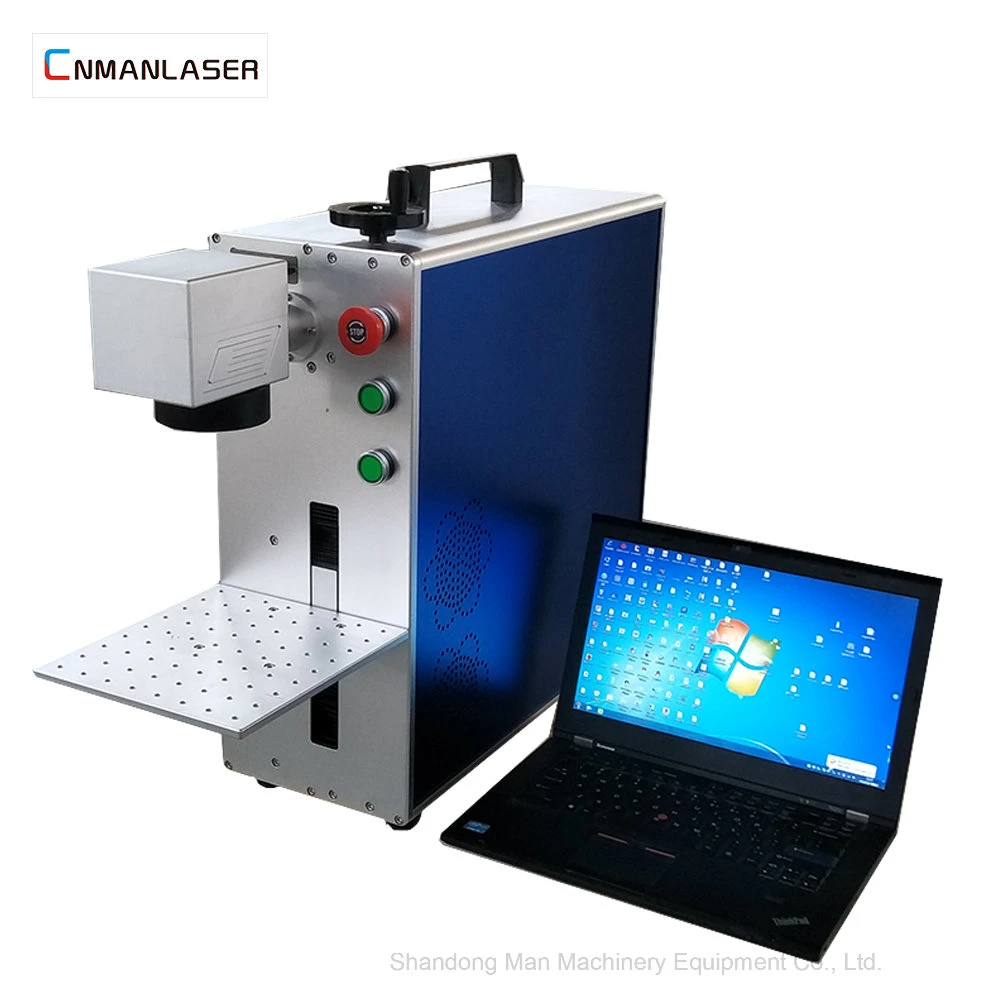 Portable 20W Laser Marking Machine for Home Adornment Ceramic Crafts