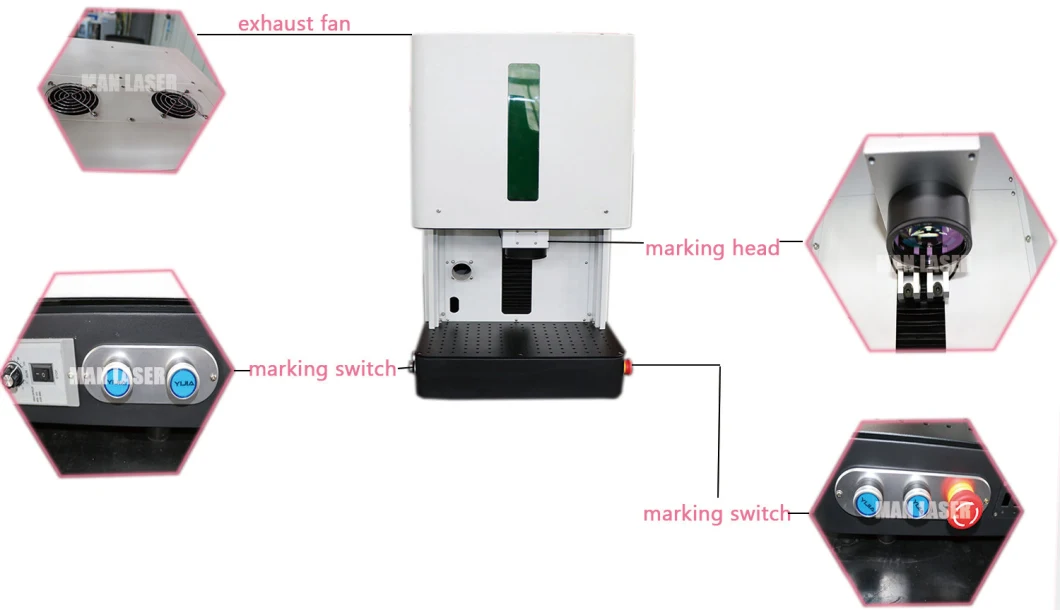 Cheap Price Fiber Laser Marker 10W 20W 30W 50W for Copper Aluminum