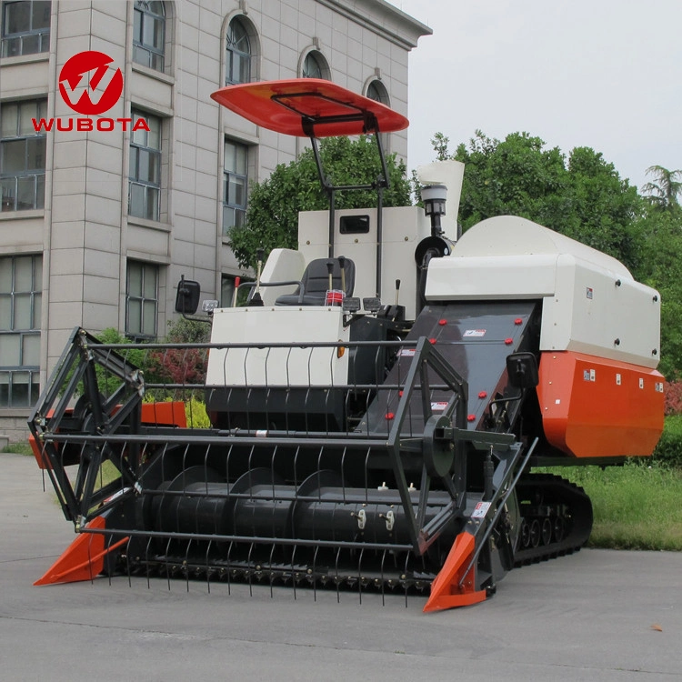 Agricultural Machinery 88HP Kubota Similar Combine Rice Wheat Paddy Grain Harvester for Sale with Cheap Price