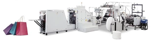 High Speed Automatic Paper Bag Making Machine for Hot Sale