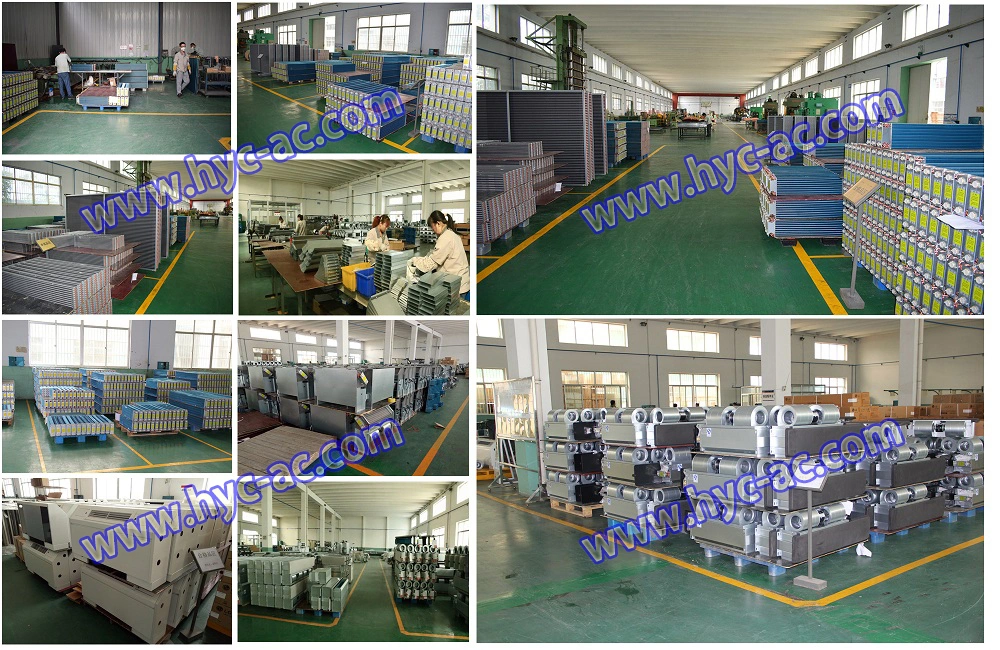 Commercial DC Inverter Ceiling Concealed Water Chilled Fan Coil