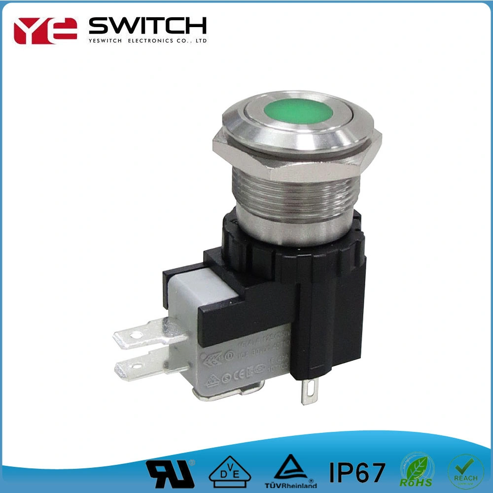 Stainless Steel IP67 Waterproof Touch Button Switch
