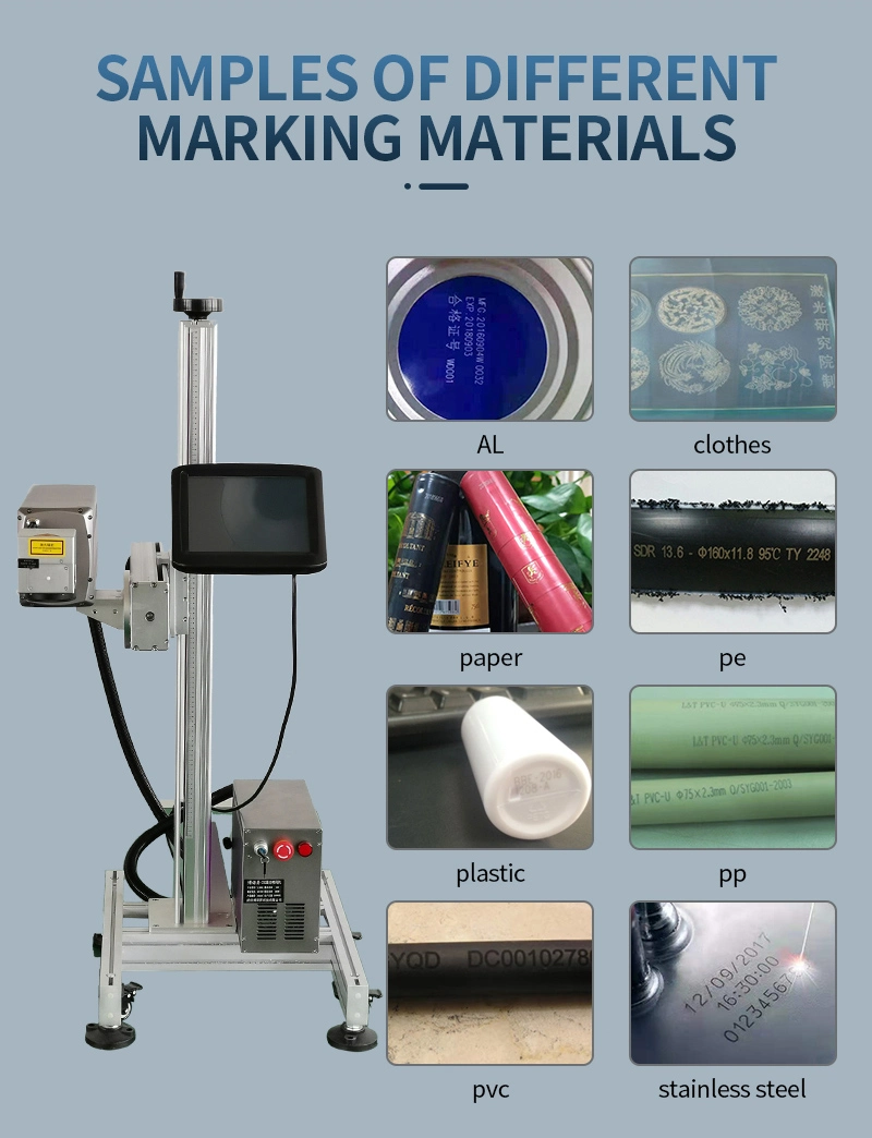 Jewelry Plastic Pen Metal CO2 Fiber Laser Marking Machine Price