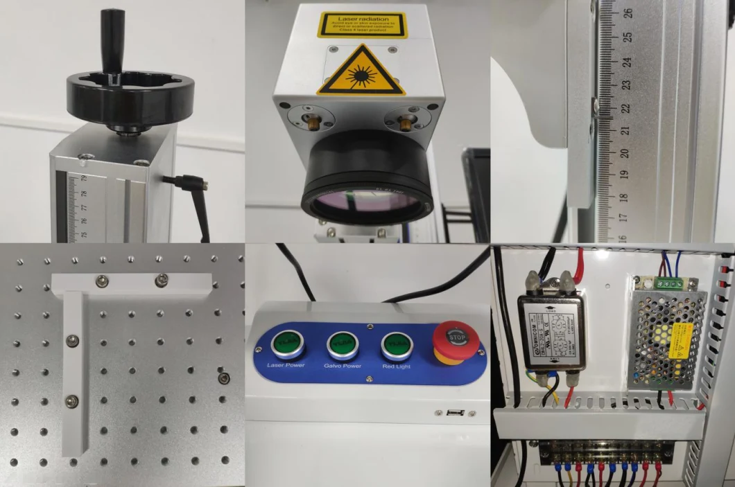 Industrial Laser Printing Machine Fiber Laser Marking Machine System for Metal Materials