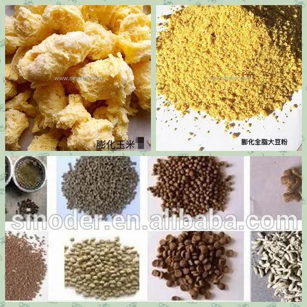 Floating Fish Feed Extruder Animal Feed Pellet Machine Corn Extruding Pig Feed Production Line