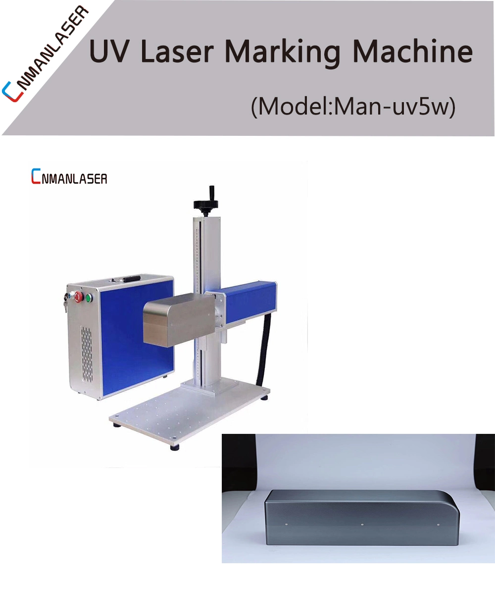 3W/5W/7W/10W 3D UV Laser Marker Machine for Ceramics Plastic Marking