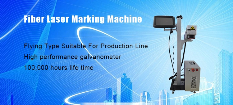 USB Logo Marking From Low Price 20W Flying Fiber Laser Marking Machine