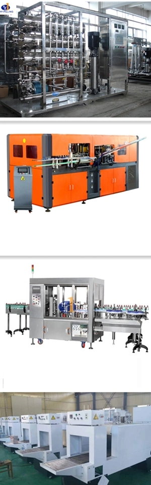 Small Scale Drinking Water Liquid Filling Machine / Turnkey Water Bottling Plant / Complete Drinking Water Line