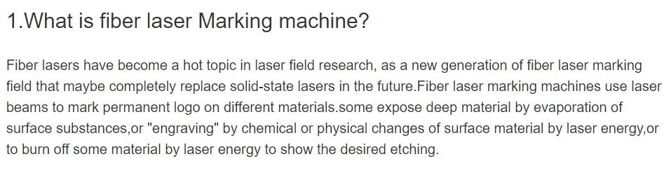 Precision Laser Marking Machine/UV Laser Marking Machine From China