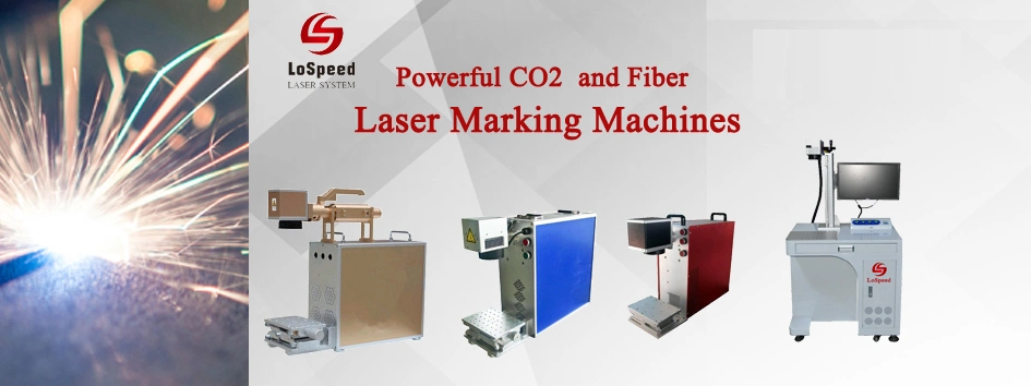 100W Carbon Dioxide Metal Tube Laser Marking Machine for Bottles and Non-Metal Material