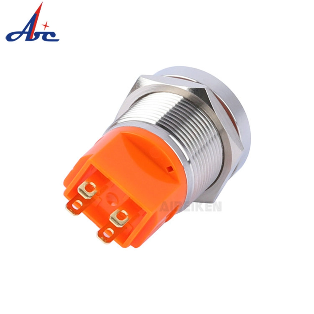 22mm Waterproof Momentary Touch Push Button Reset Switch LED Light