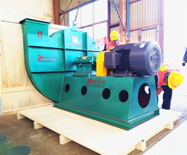 V-Belt Driven Fan Large Volume Wood Dust Conveying Suction Extractor Centrifugal Fan for Petroleum