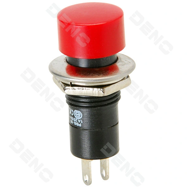 Mini 2 Pin Round Toggle Self-Locking Power on/off Push Button Switch
