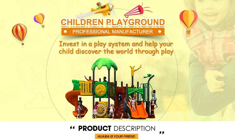 Big Outdoor Slide Customized Colorful Commercial Outdoor Children's Garden Playground Outdoor