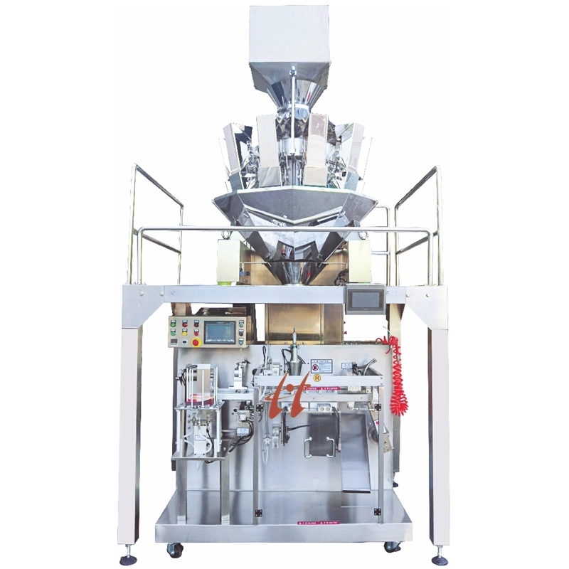 Vegetable Fruit Foods Automatic Weighting Filling Sealing Packing Machine Premade Stand up Pouch