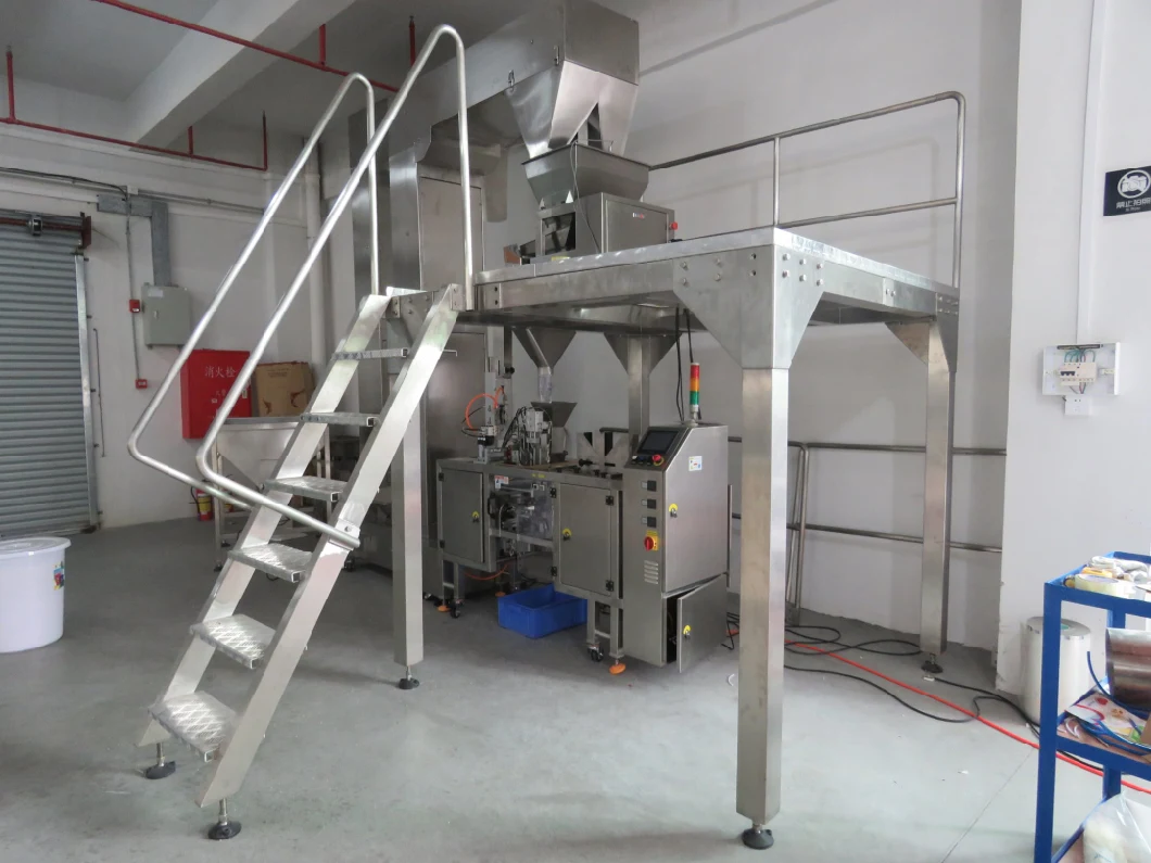 Automatic Feeding Sealing and Packaging Line Machine for Stand Pouch Guesst Bag Doypack Bag