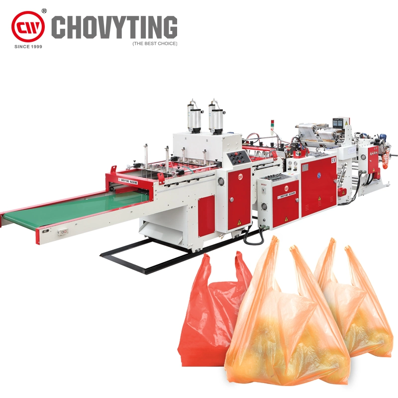 Biodegradable Polythene T-Shirt Vest Carry Bag Making Machine