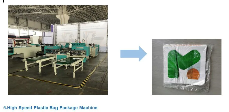 High Speed Plastic Bag Recycling Mixing Granulator Felxo Printing Machine Plastic Bag Making Machine