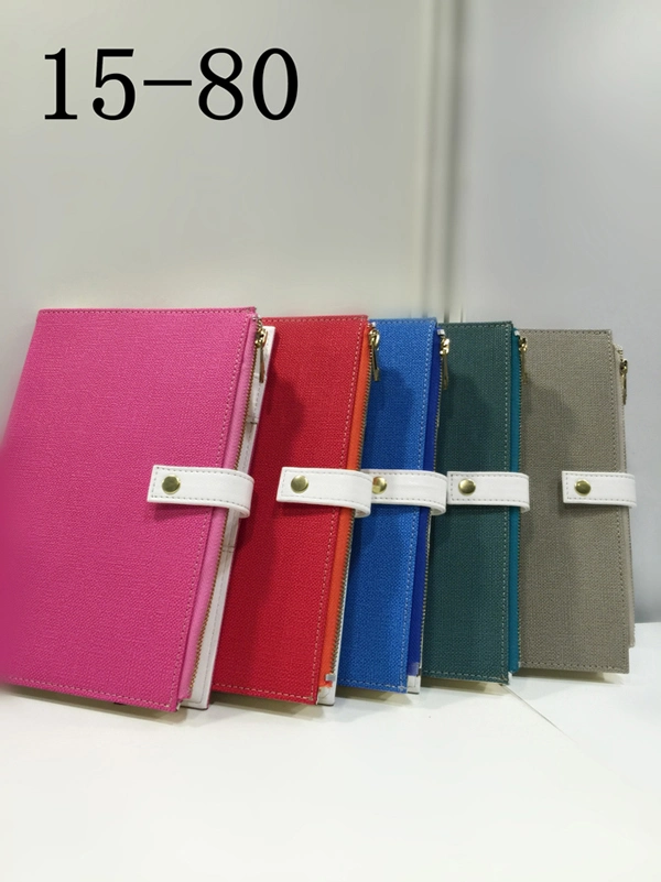 Hardcover A5 PU Leather Writing Journal Notebook with Magnetic Closure