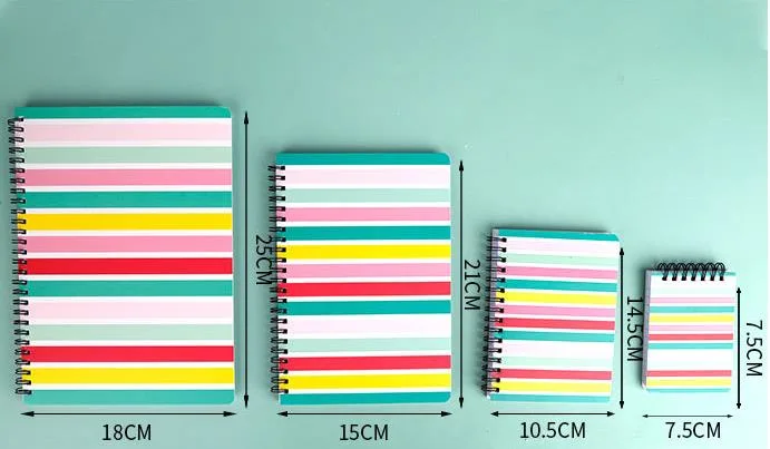 Creative Notebook Popular Coil Book Line Student Notebook Book Art Student Book Colorful Diary