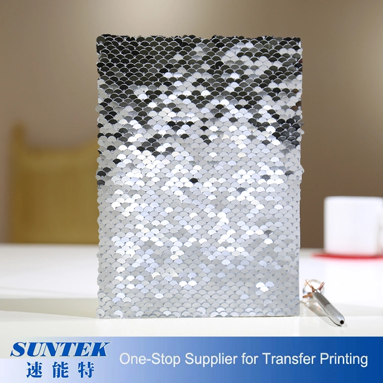 Amazon Hot Custom Magic Color Change Note Book Writing Pad Magic Sublimation Blank Sequin Notebook