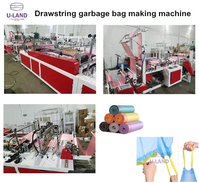 Plastic Automatic Biodegradable Garbage Roll Bag Making Machine in Roll