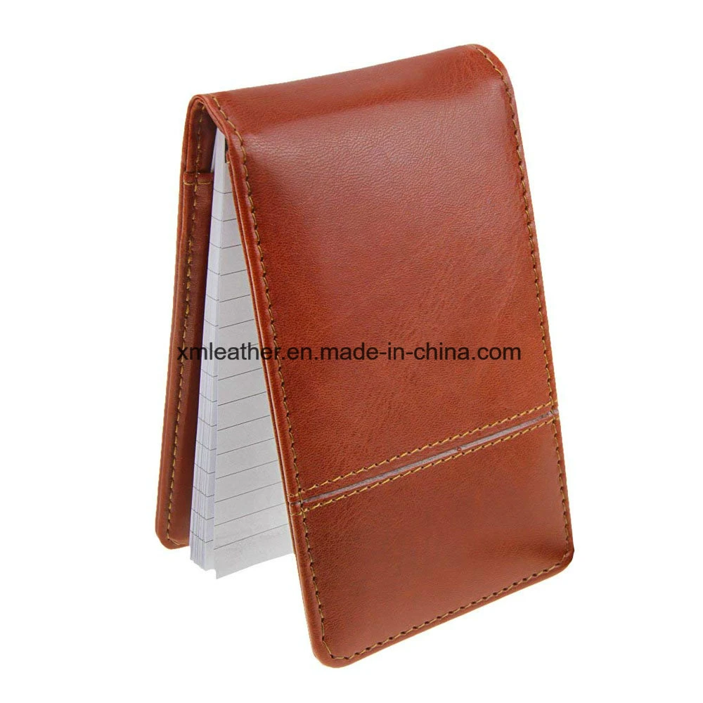 Custom Logo Refillable Pocket PU Leather Business Notebook with Calculator