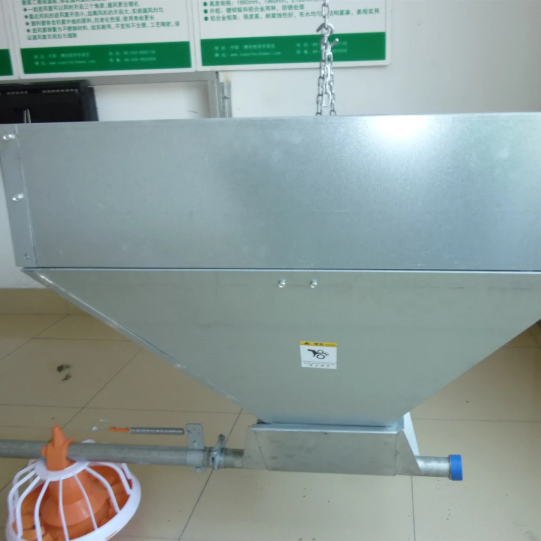 450kg/H Feed Capaciy Automatic Feeder Pan Feeding System for Broilers