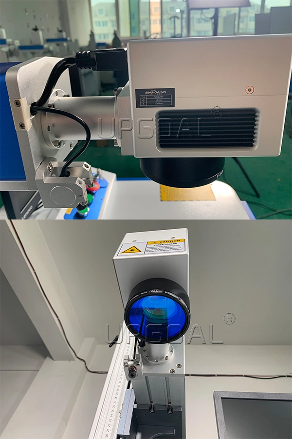 Metal/ Plastic Fiber Laser Marking Machine with Rotary Device 20W/30W/50W