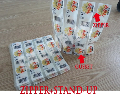 Fully Automatic Stand up Zipper Bag Making Machine