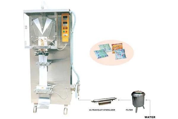 Automatic Vertical Type Auto Sachet Pouch Water Juice Making Packing Machine