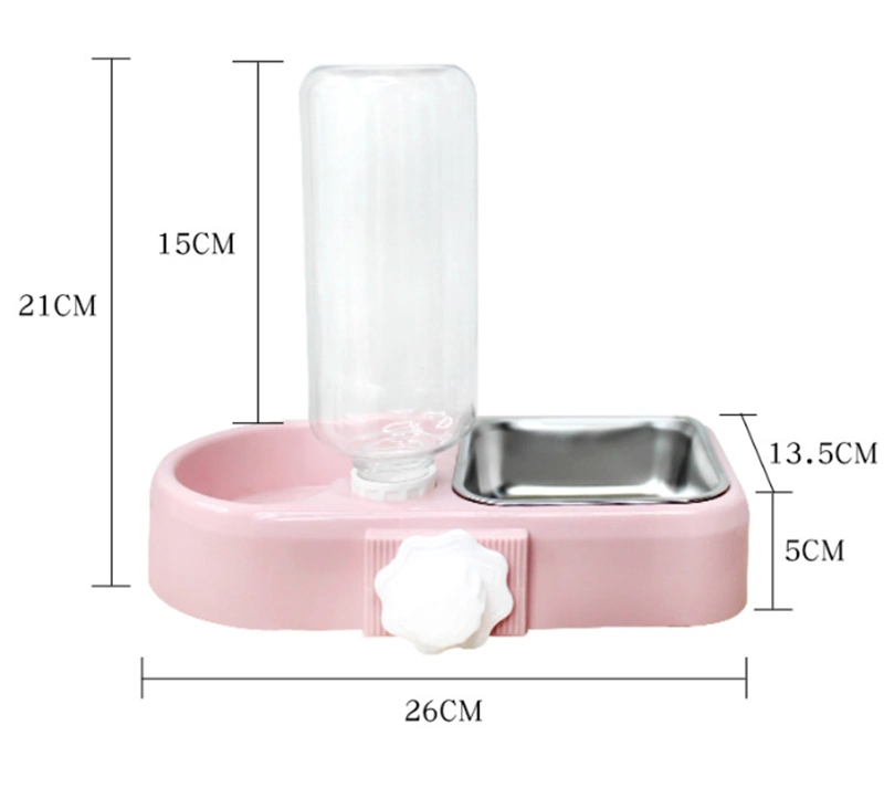 Popular Cat Bowl Double Bowl Food Bowl Dog Rice Bowl Cat Water Bowl Automatic Drinking Water for Eating and Drinking